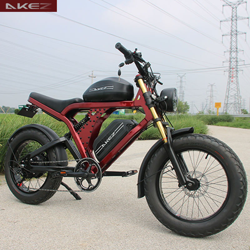 2025 China Factory E-Bike Electric Motorcycle With 52V Lithium Battery 55km Charge Urban and Off-Road Use