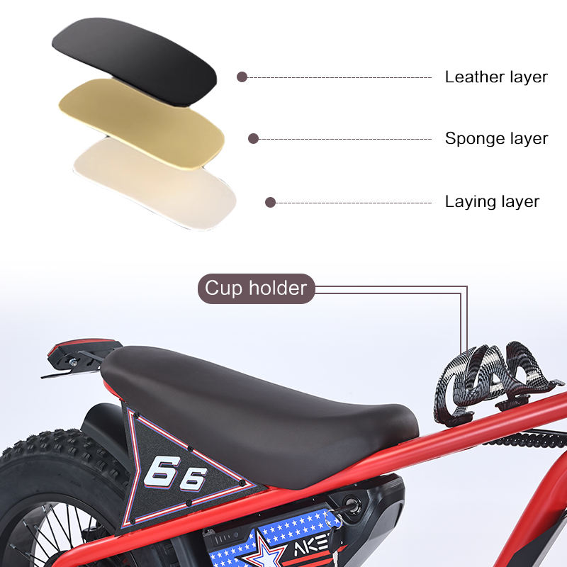 36V 350W 16 Inches Fat Tire Electric Motorcycle Designed for Children Child Motor Bike