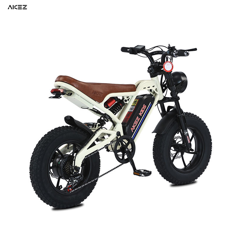 Mini 350W 36V 16-Inch Fat Tire Electric Hybrid Bike New OFF-Road Ebike Mini Fatbike US Warehouse for Children