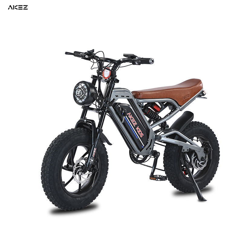 Mini 350W 36V 16-Inch Fat Tire Electric Hybrid Bike New OFF-Road Ebike Mini Fatbike US Warehouse for Children
