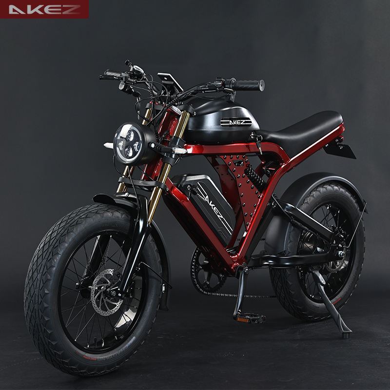 2025 China Factory E-Bike Electric Motorcycle With 52V Lithium Battery 55km Charge Urban and Off-Road Use