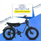 Fast Speed 20" Electric Bike E Bike 750w 48V Electric Bicycle Ebike 7 Speed Electric Mountain Bike