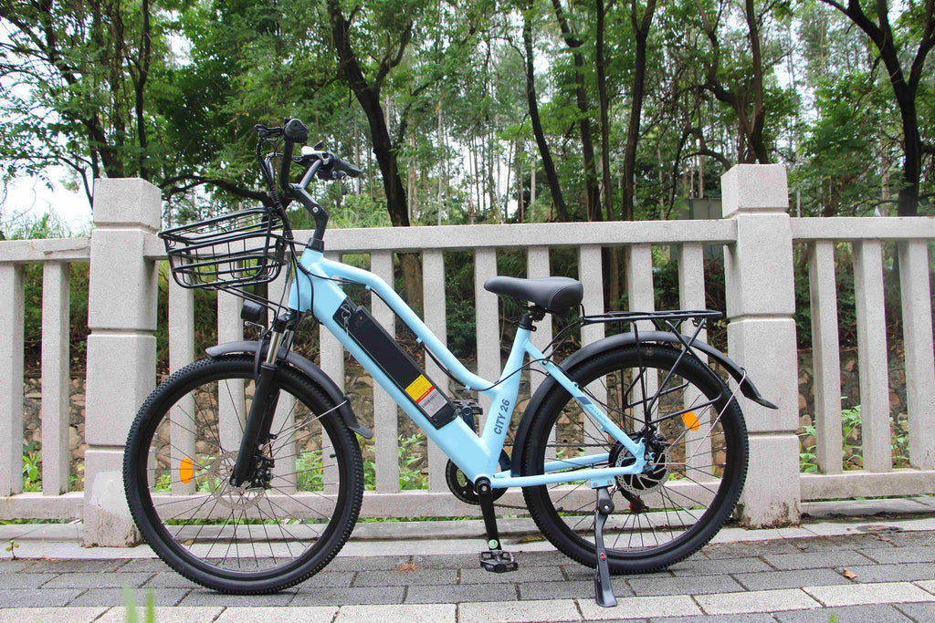 Hot Sale 500W 48V City Electric Bike 7 Speed Variable Speed Electric Bike Women Retro Commuting City Ebike