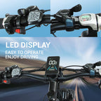 Mountain Exercise Electric Bike 52v/30AH Lithium Battery Mountain Ebike Hydraulic Disc Brake Fat Tire Snow Electric Bicycle