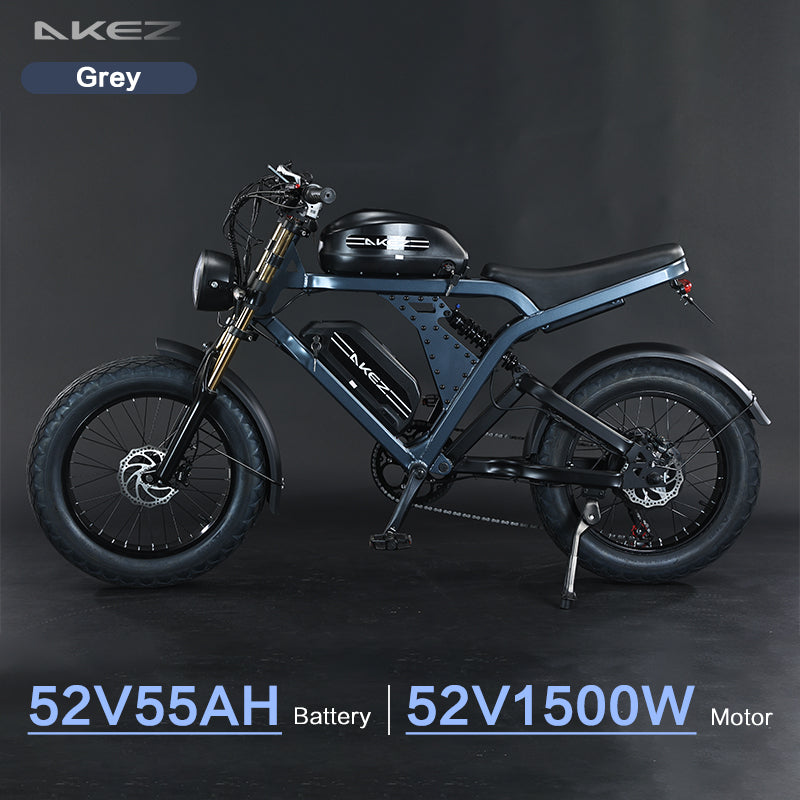 2025 China Factory E-Bike Electric Motorcycle With 52V Lithium Battery 55km Charge Urban and Off-Road Use