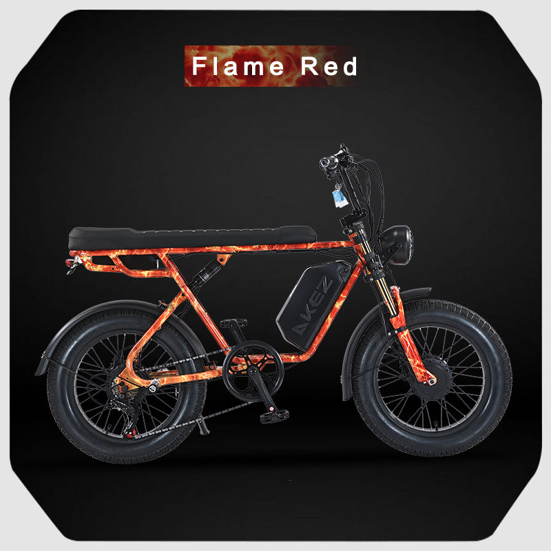 High Performance S1 1500W Vintage Hybrid Electric City Bike with 26AH Battery and 20 Inch Tires