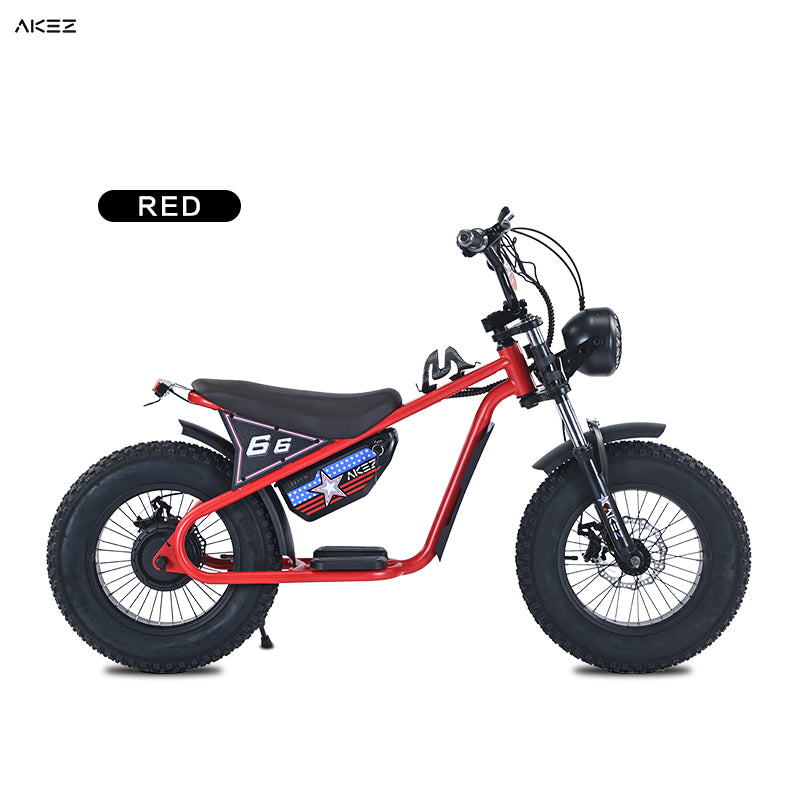 36V 350W 16 Inches Fat Tire Electric Motorcycle Designed for Children Child Motor Bike