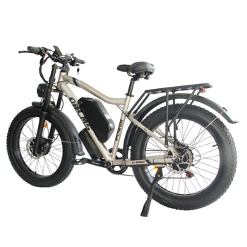 2000W Dual Motors 52V Fat Tire Electric Bike 25Ah Battery Hydraulic Brakes Aluminum Frame Long Range Fat Bike