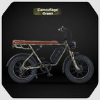 High Performance S1 1500W Vintage Hybrid Electric City Bike with 26AH Battery and 20 Inch Tires