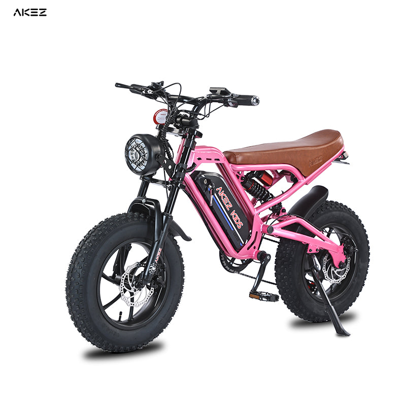 Mini 350W 36V 16-Inch Fat Tire Electric Hybrid Bike New OFF-Road Ebike Mini Fatbike US Warehouse for Children