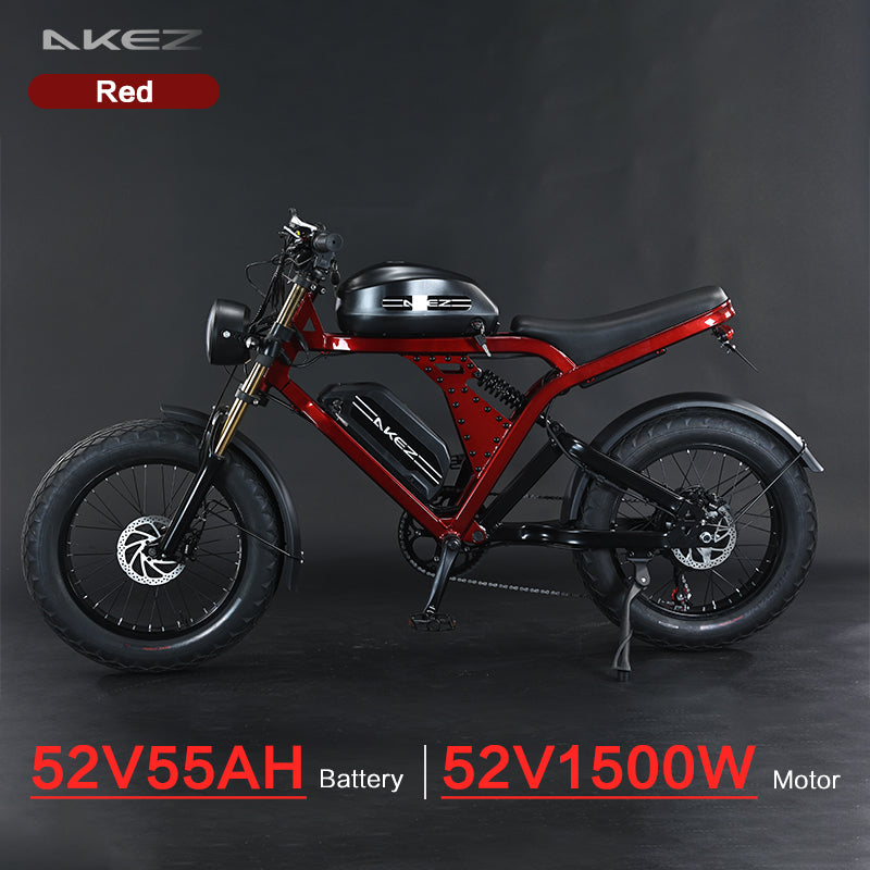2025 China Factory E-Bike Electric Motorcycle With 52V Lithium Battery 55km Charge Urban and Off-Road Use