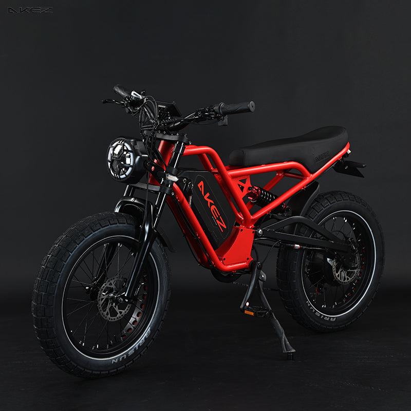 2025 Hot Sale 52V 25AH Electric Bike With 20 Inch Fat Tire Down Tube Rear Hub Motor for Commuting