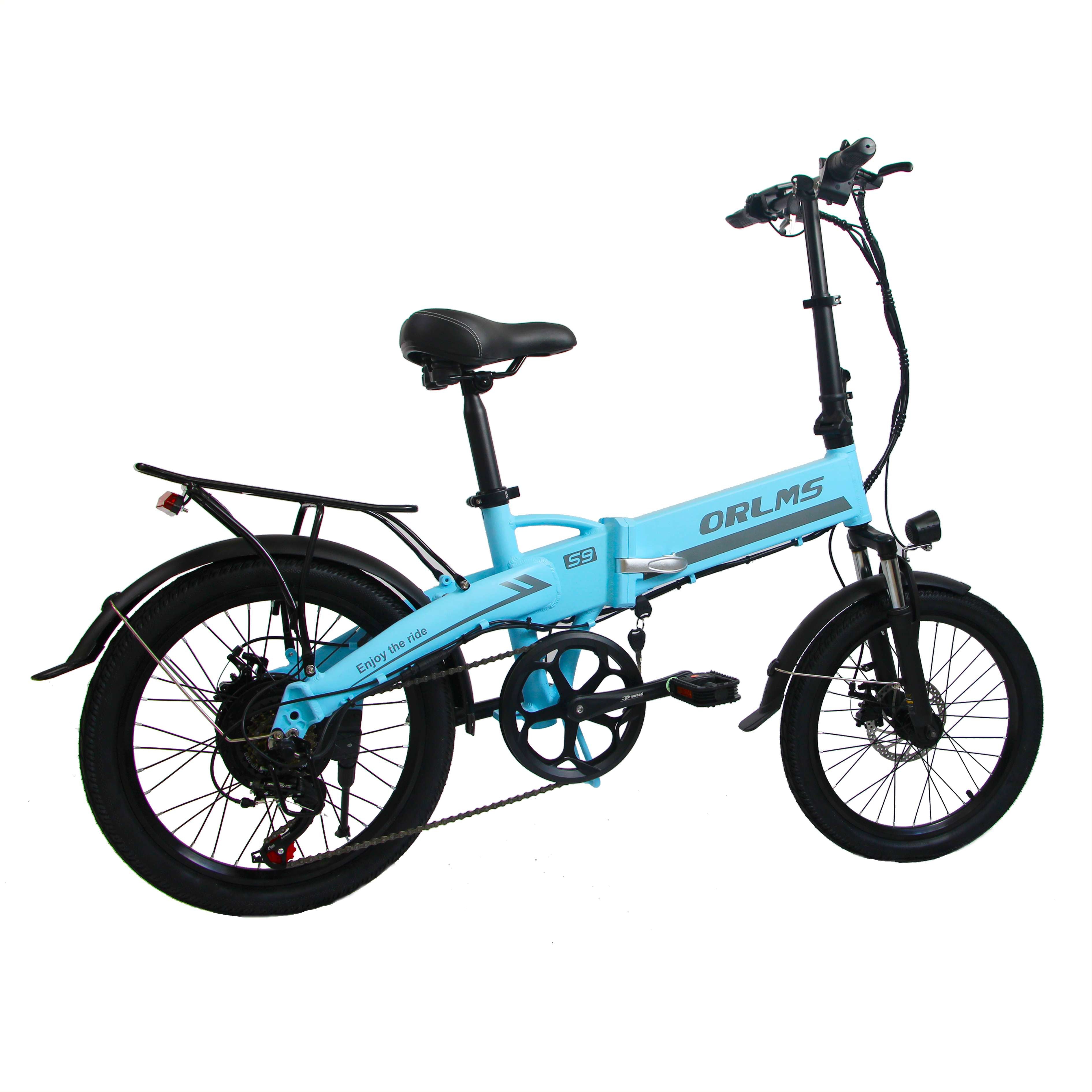 Electric Bike 500W Hub Motor 35 km/h Max Speed 13Ah Removable Battery 30km Range LCD Display