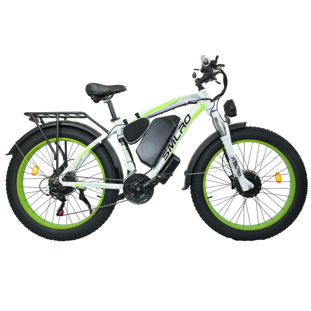 Mountain Exercise Electric Bike 52v/30AH Lithium Battery Mountain Ebike Hydraulic Disc Brake Fat Tire Snow Electric Bicycle