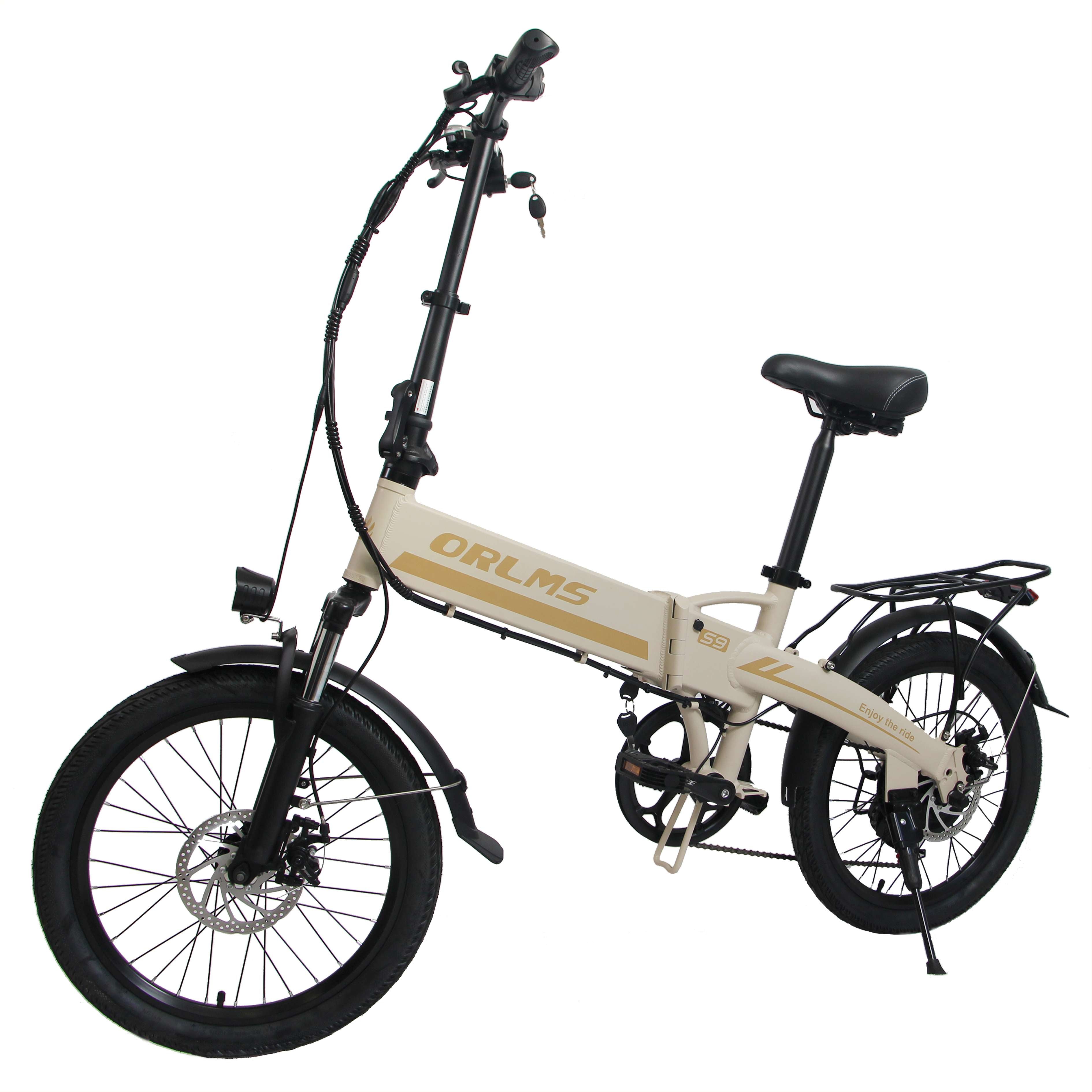 Electric Bike 500W Hub Motor 35 km/h Max Speed 13Ah Removable Battery 30km Range LCD Display