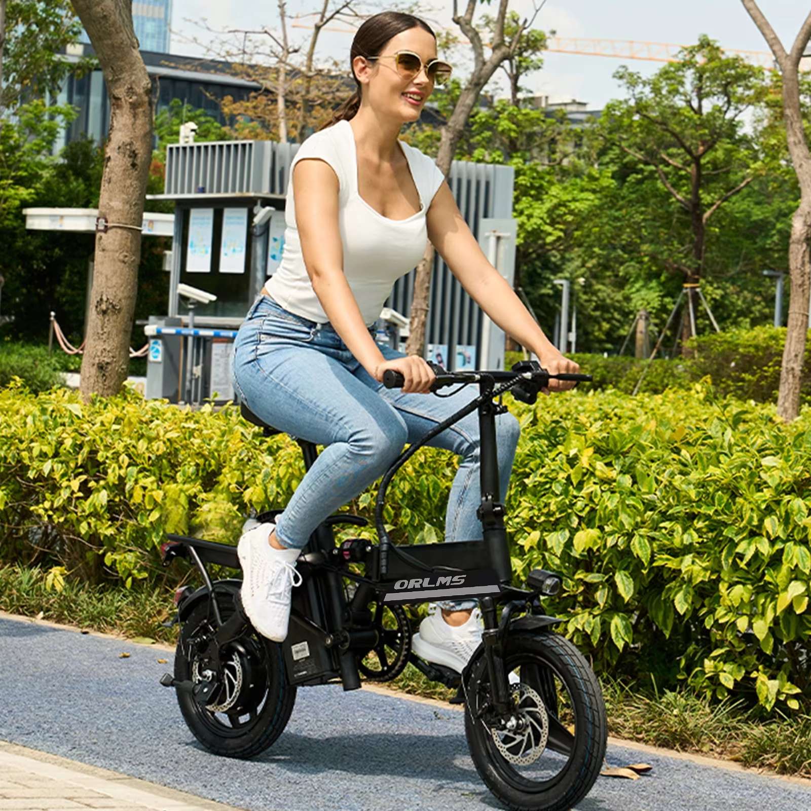 Electric Bike 500W Hub Motor 35 km/h Max Speed 13Ah Removable Battery 30km Range LCD Display