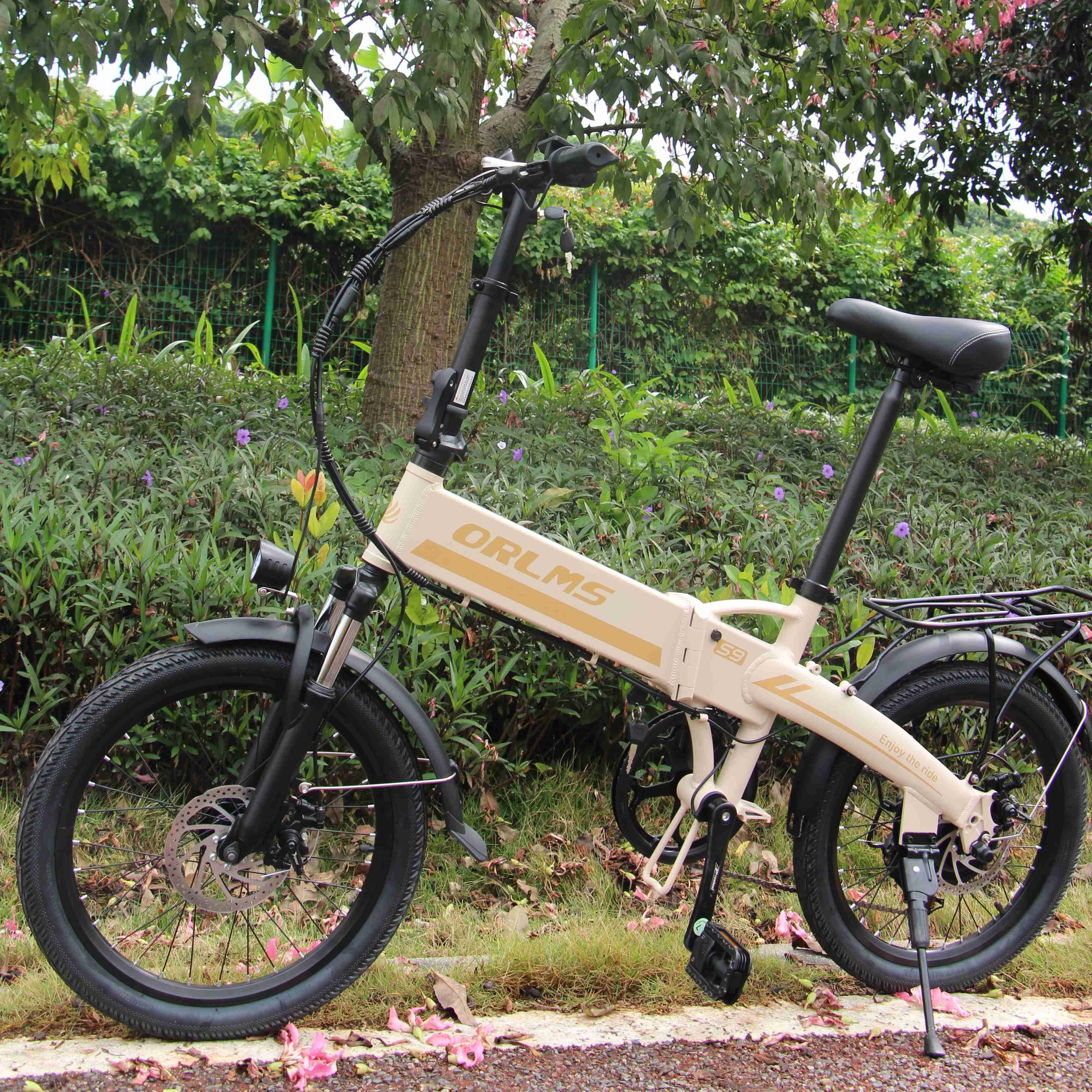 Electric Bike 500W Hub Motor 35 km/h Max Speed 13Ah Removable Battery 30km Range LCD Display