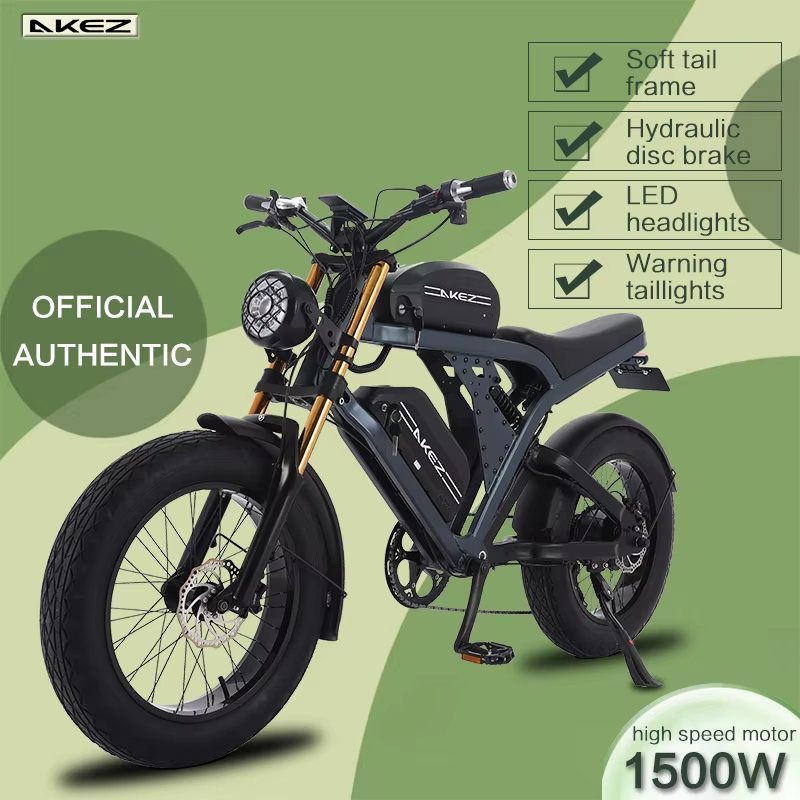 2025 Hot Sale 48V 41AH Electric Bike E Bike Electric Motorcycle Bicycle With 20 Inch Fat Tire