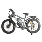 2000W Dual Motors 52V Fat Tire Electric Bike 25Ah Battery Hydraulic Brakes Aluminum Frame Long Range Fat Bike