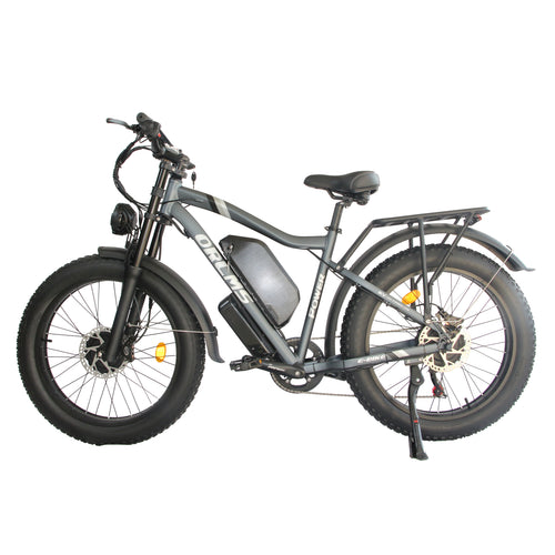 2000W Dual Motors 52V Fat Tire Electric Bike 25Ah Battery Hydraulic Brakes Aluminum Frame Long Range Fat Bike