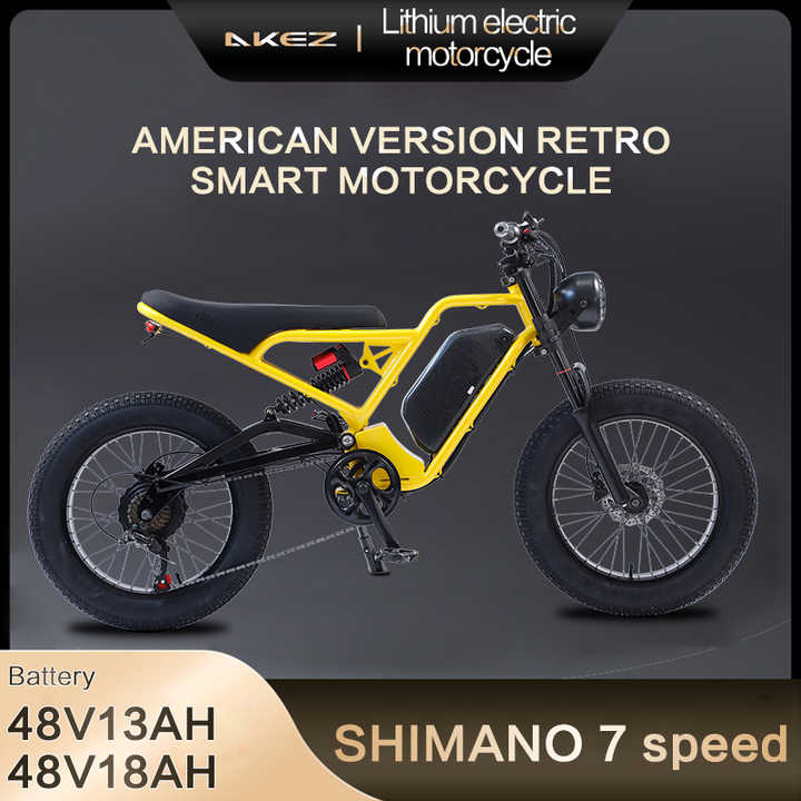 2025 OEM 48V 750W Fat Model Mountain E-Bike Big Aluminum Frame Battery With 13Ah Lithium Power Supply