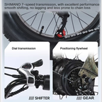 High Performance S1 1500W Vintage Hybrid Electric City Bike with 26AH Battery and 20 Inch Tires